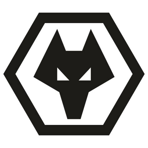 wolves badge black and white