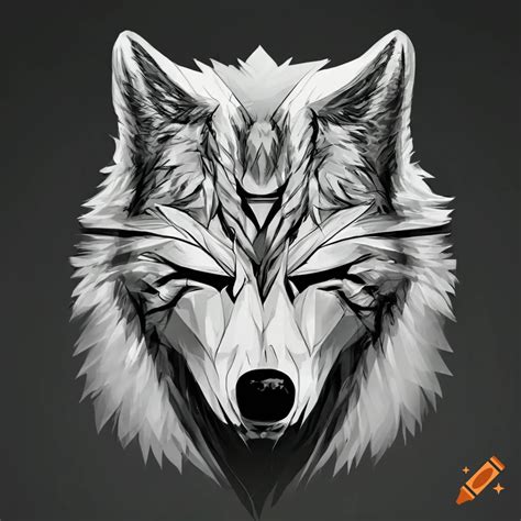 wolves logo monochrome