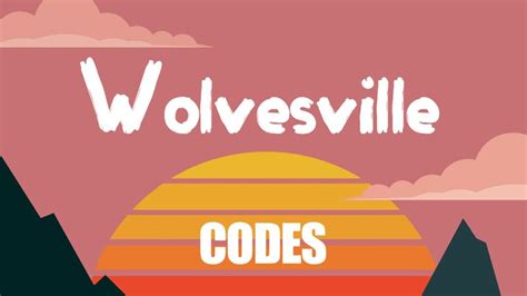 wolvesville codes 2023
