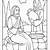 woman at the well coloring page