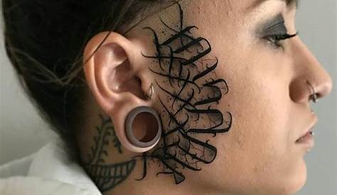 Woman Face Tattoo Ideas