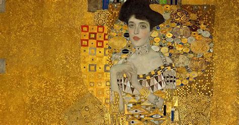 woman in gold necklace klimt