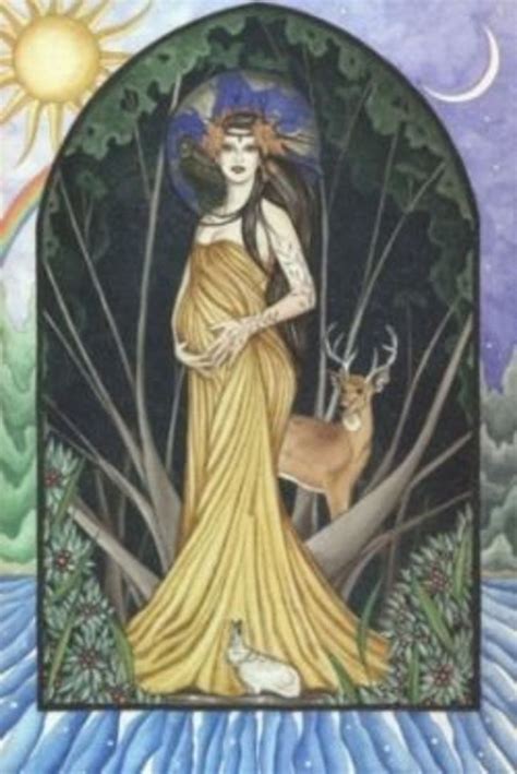 woman pagan fertility goddess