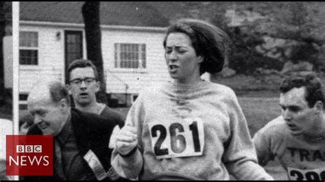 woman who ran the boston marathon