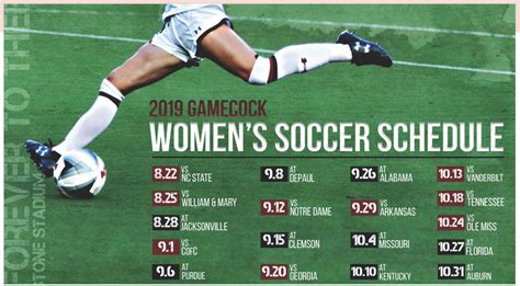 Women Soccer Schedule 2023