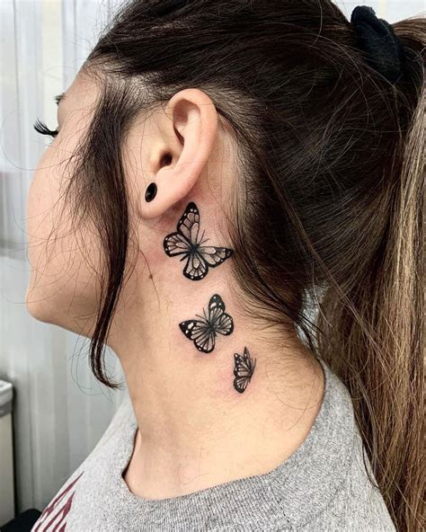 Incredible Women&#039;s Side Neck Tattoo Designs 2023