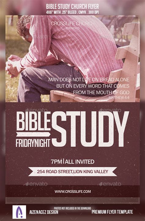 women's bible study flyer template free