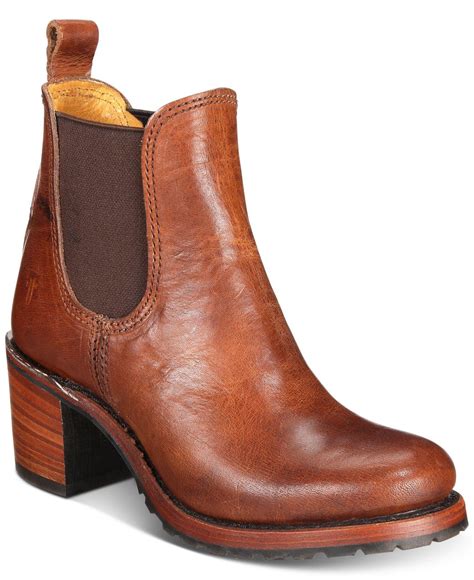 women's brown chelsea boots