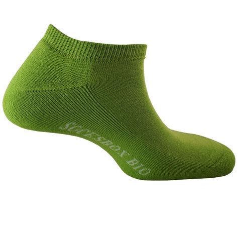 women's green ankle socks