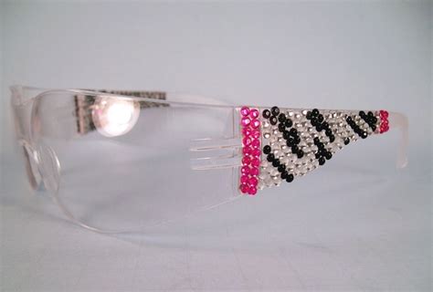women's safety glasses with bling