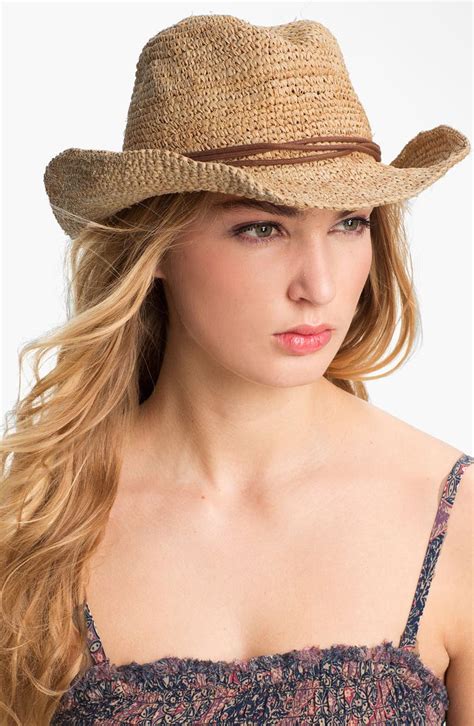 women's straw cowboy hats