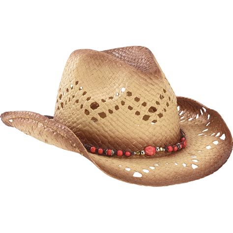 women's straw cowboy hats cheap