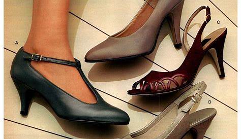 Trendy '80s women's shoes from the 1983 JC Penney catalog Click Americana