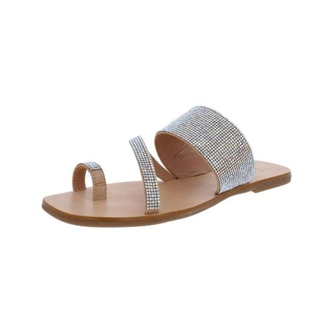 Womens Flat Sandals Toe Loop