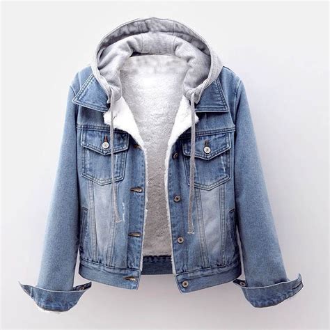 Womens Jacket Lined Denim
