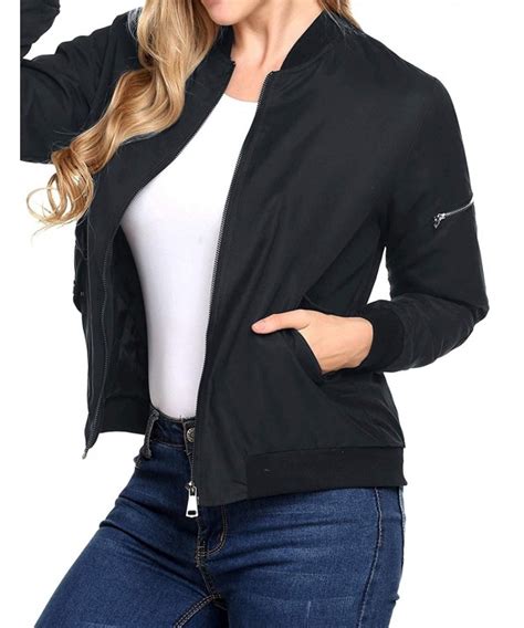 Womens Jacket Zipper Side