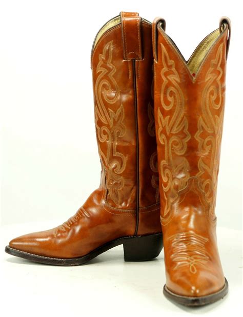 womens leather cowboy boots