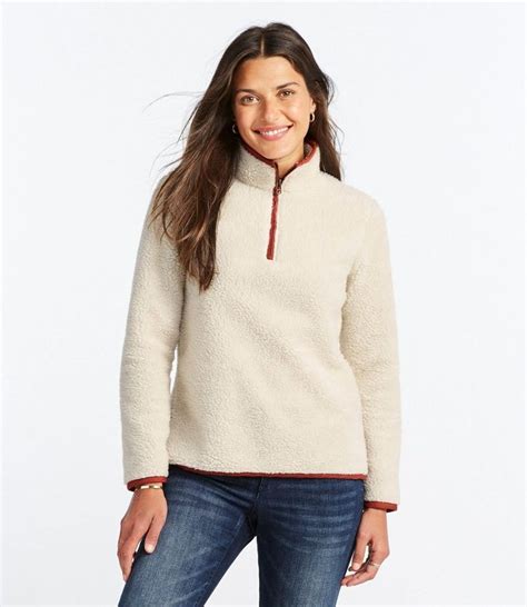 womens pullover fleece tops