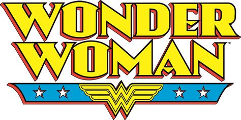 wonder woman word logo