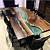 wood and epoxy kitchen table