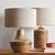 wood based table lamps