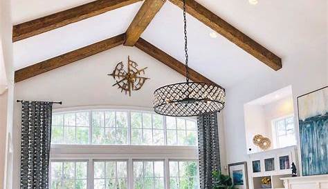 Wood Beam Sloped Ceiling Vaulted s Pros And Cons