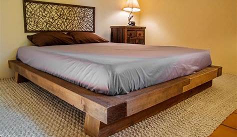 Wood Bed Frame Etsy And Headboard Handmade Cherry And Maple