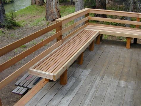 Rustic Wood Bench with Back for Garden Seating Forever Redwood