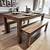 wood bench for kitchen table
