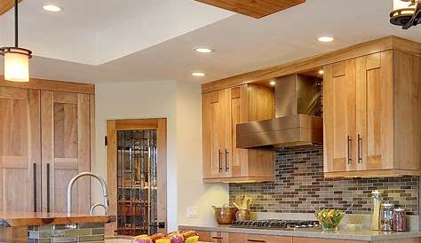 Wood Cabinets Kitchen Design Oak Make Your Look Classy And Appealing