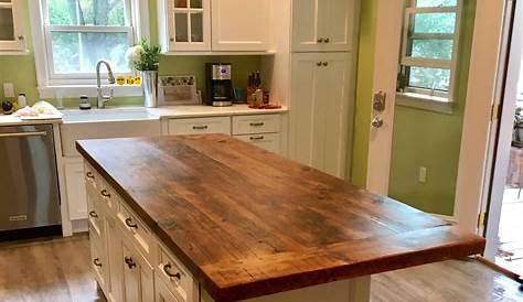 Wood Countertops For Kitchen Islands DeVos Custom working Walnut Countertop Photo Gallery