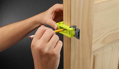 “Ryobi” Wood Door Lock Installation Kit Brand New Condition Cobble