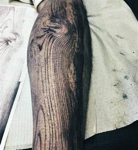 Expert Wood Grain Tattoo Designs References