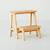 wood kitchen step stool natural - hearth &amp; handtm with magnolia