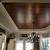 wood laminate flooring on ceiling