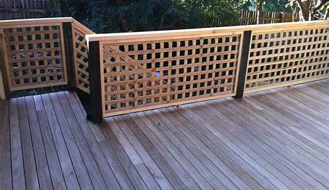 Fun Projects For Installing A Lattice Fence