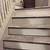 wood look tile on stairs