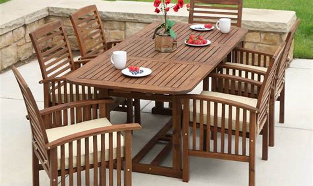 wood patio dining chairs