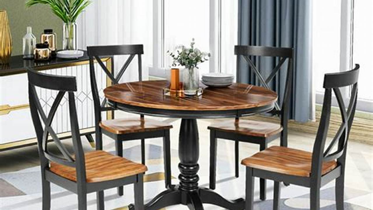 A Guide to Choosing the Perfect Wood Round Kitchen Table and Chairs