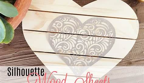 Silhouette Wood Grain Sheets: Review and Tutorial on Faux Stained Wood