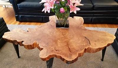Wood Slice Coffee Table Diy