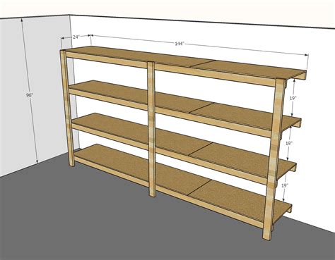 Wood Simple 2x4 Shelf Plans PDF Plans