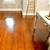 wood tile floor shine