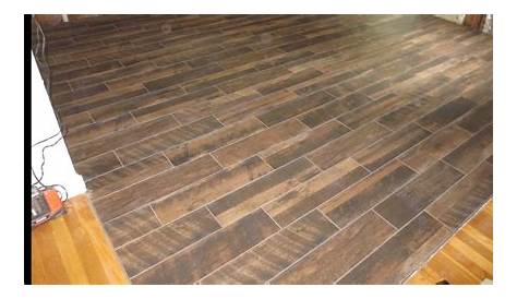 Wood Tile Flooring Without Grout Lines Luxury Vinyl In 'Warm Sienna' Extremely