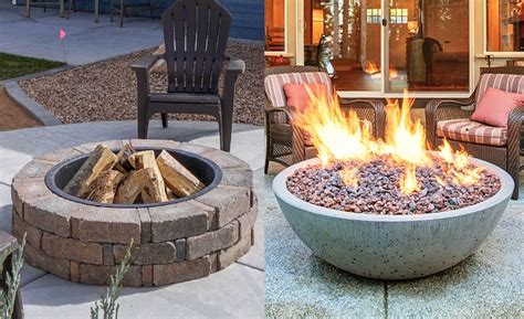 Wood Fire Pits vs Gas Fire Pits Comparison BBQGuys Gas firepit