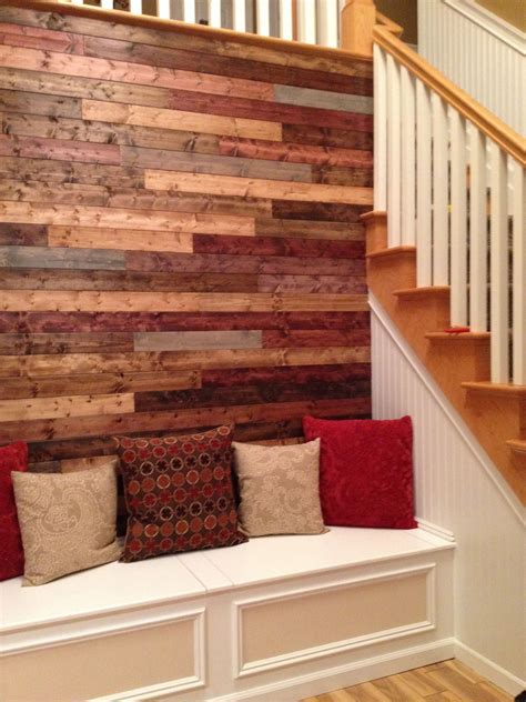 Pin by Jody Leischner on Red wood wall Rustic wood walls, Rustic wood
