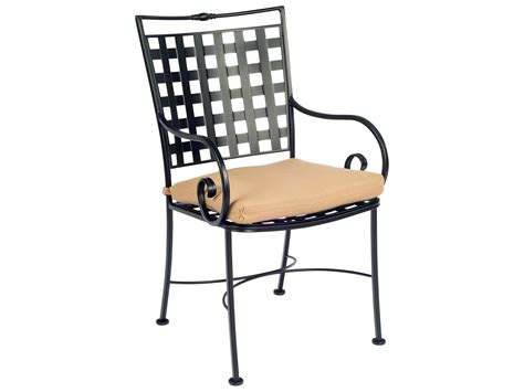 wood and wrought iron chairs