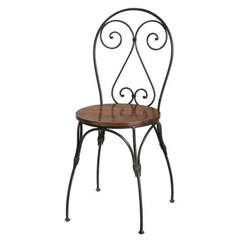 home.furnitureanddecorny.com:wood and wrought iron chairs
