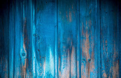 Wood Background Blue