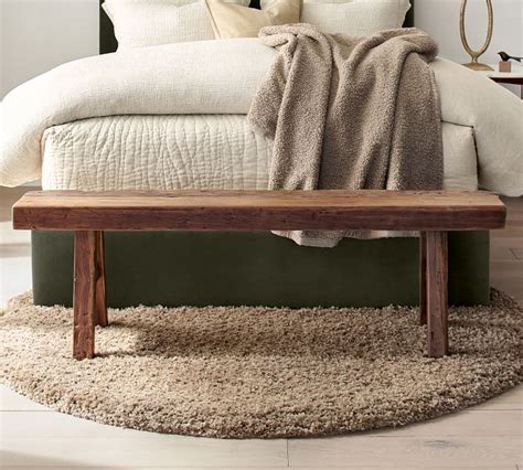 Discover the Rustic Charm of a Wooden Bed Bench for your Bedroom Décor